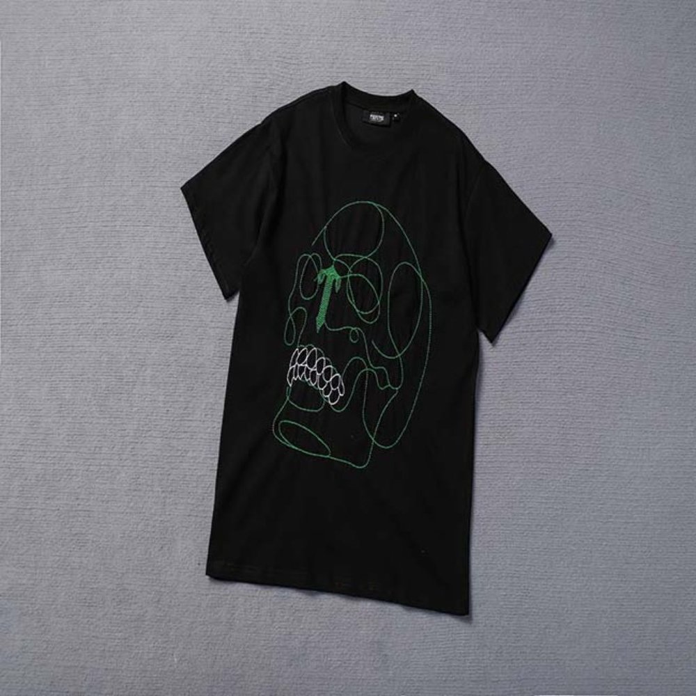 Trapstar Classic Embroidery Rider Short Sleeve Black